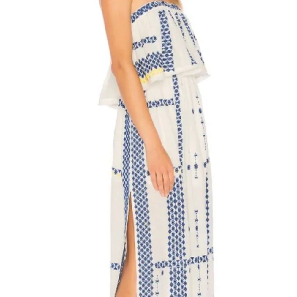 Free People Wild Romance Embroidered Dress in Ivory. Women’s Medium - Picture 4 of 15